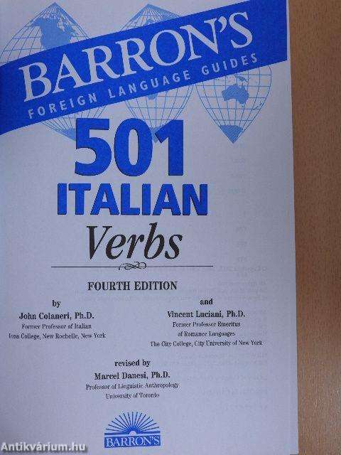 501 Italian Verbs - CD-vel