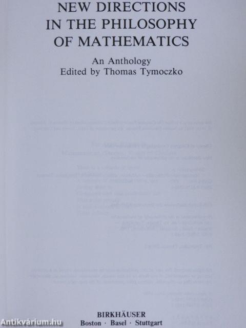 New Directions in the Philosophy of Mathematics