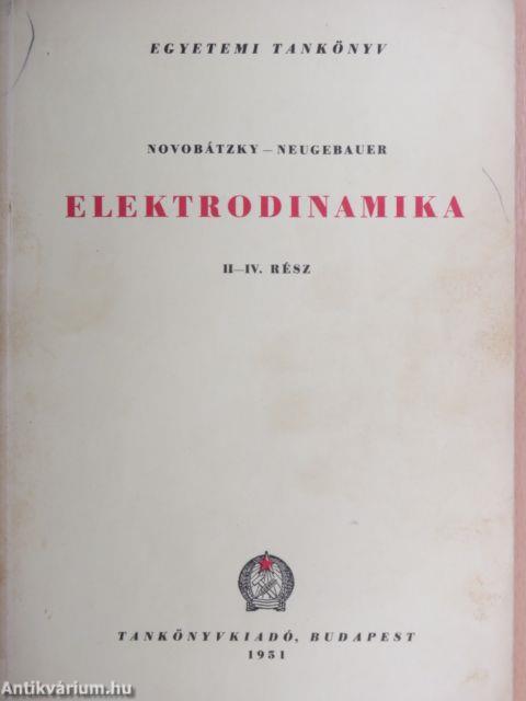 Elektrodinamika II-IV.