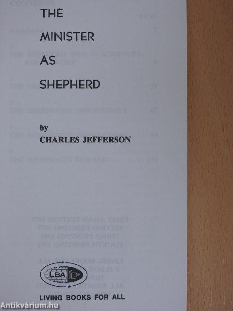 The Minister as Shepherd