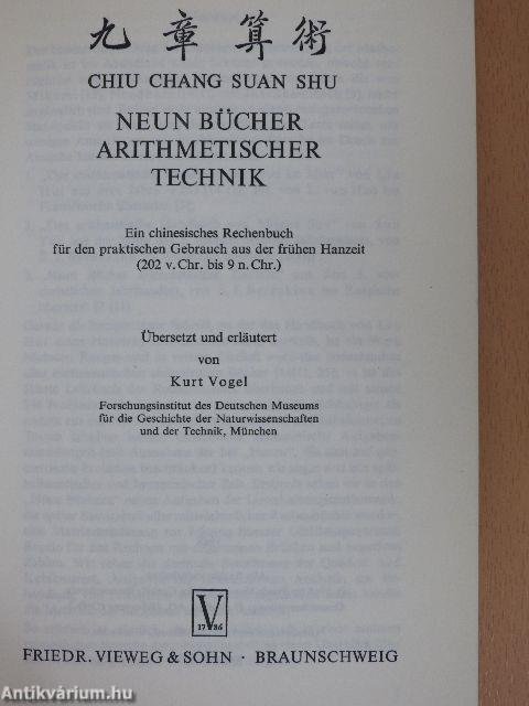 Neun Bücher Arithmetischer Technik