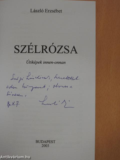 Szélrózsa (dedikált példány)