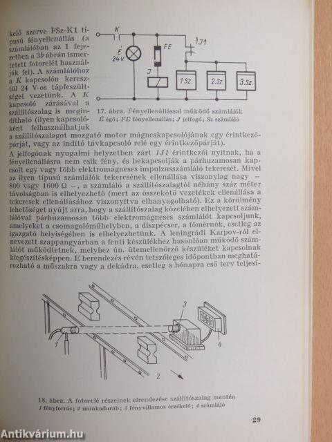 A fotorelé alkalmazása az automatikában