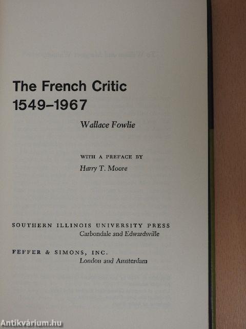 The French Critic 1549-1967