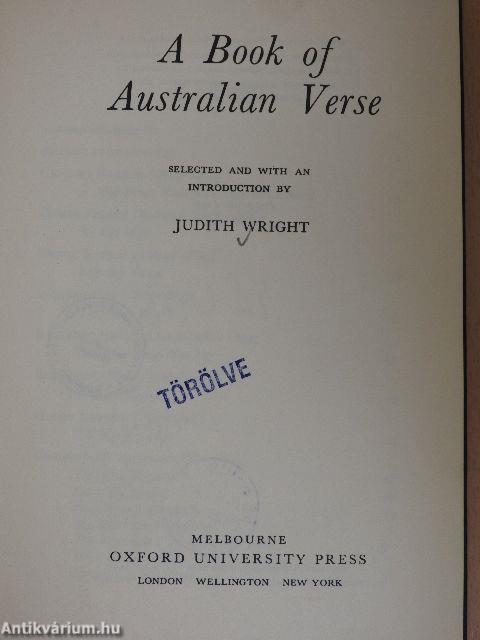 A Book of Australian Verse