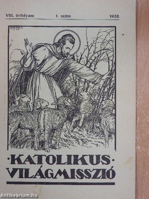 Katolikus Világmisszió 1932. január-december