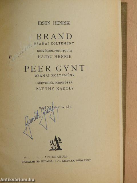 Brand/Peer Gynt