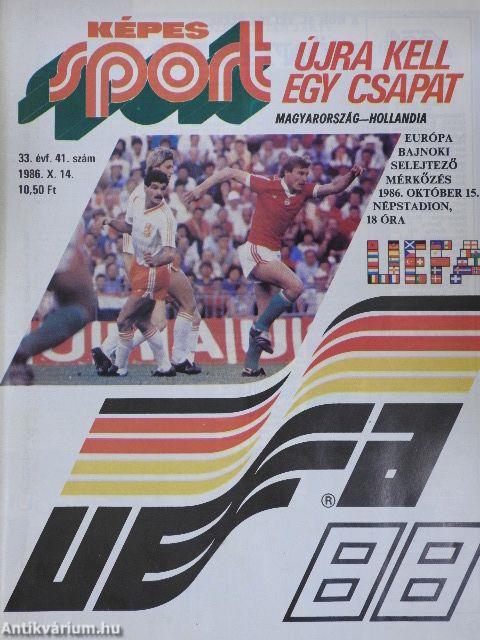 Képes Sport 1986. október 14.