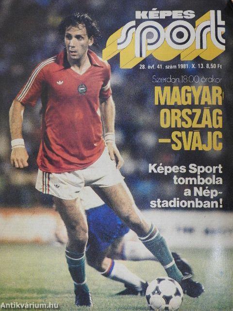 Képes Sport 1981. október 13.