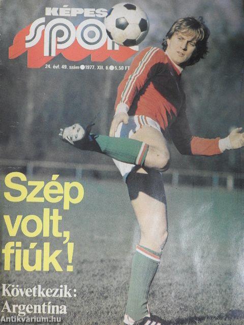 Képes Sport 1977. december 6.