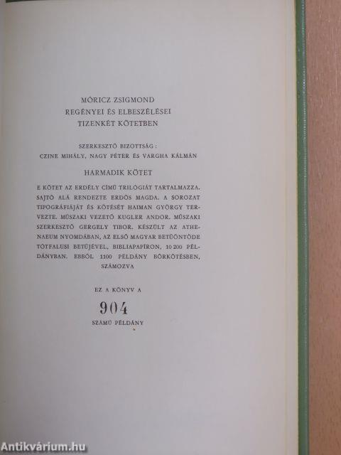 Móricz Zsigmond regényei és elbeszélései 1-12.
