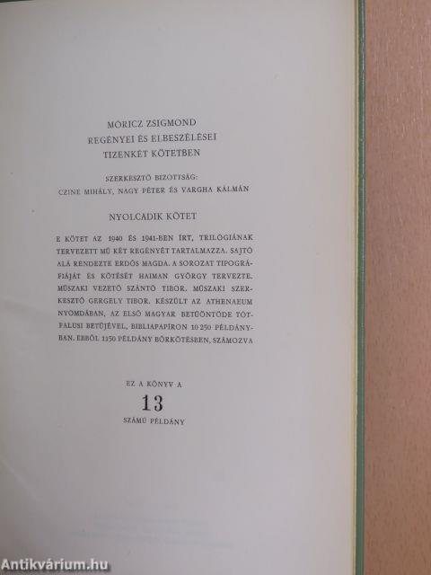 Móricz Zsigmond regényei és elbeszélései 1-12.