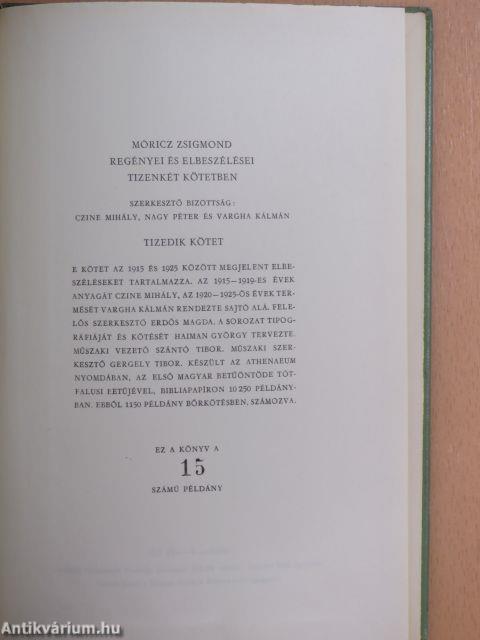 Móricz Zsigmond regényei és elbeszélései 1-12.