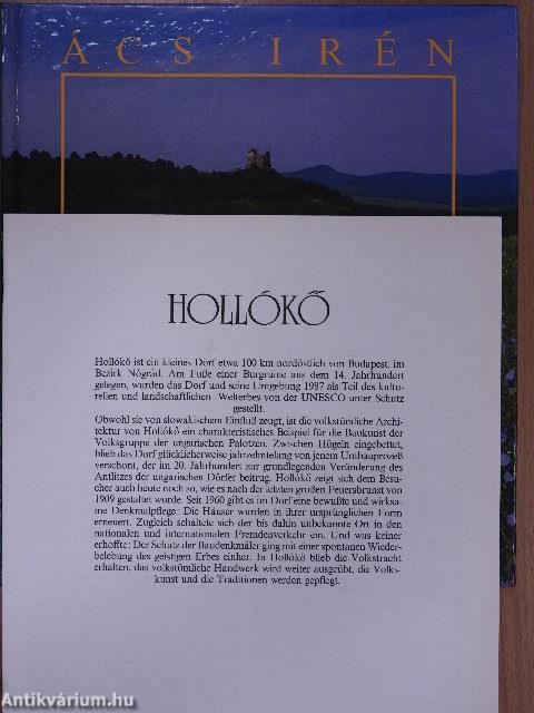 Hollókő (dedikált példány)