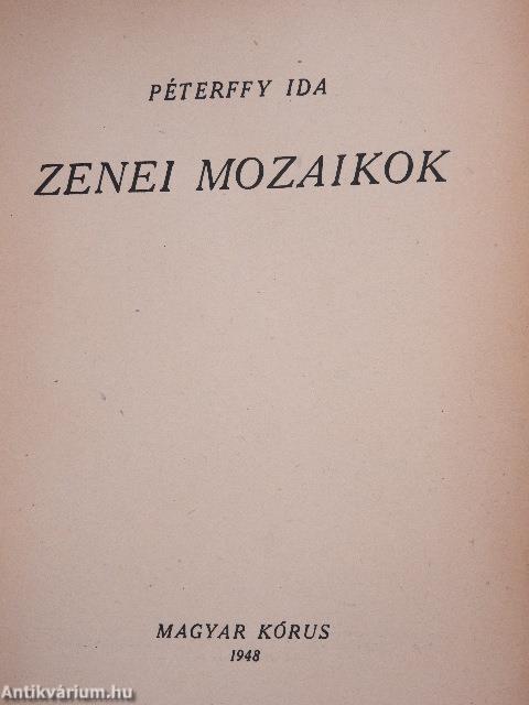 Zenei mozaikok