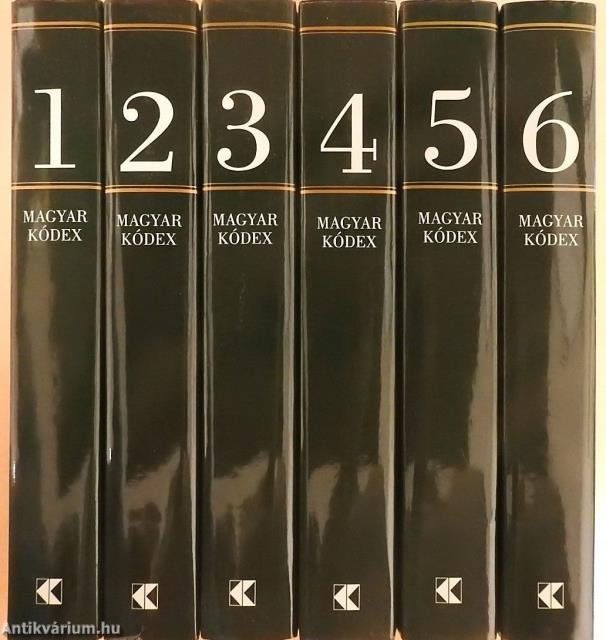 Magyar kódex 1-6.