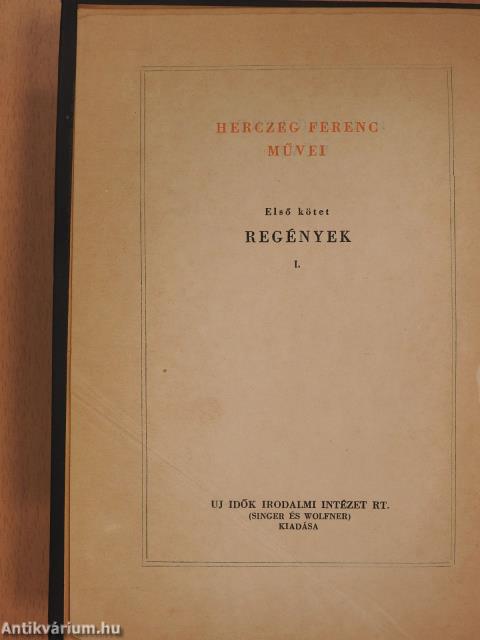Herczeg Ferenc művei I-X.