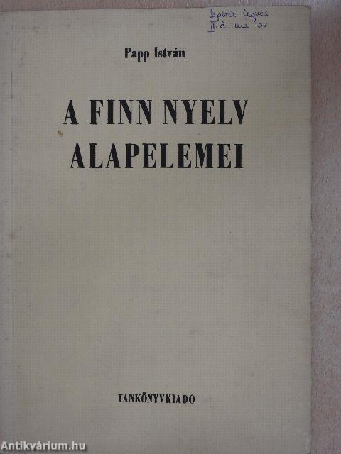 A finn nyelv alapelemei