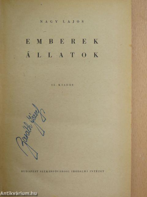 Emberek, állatok