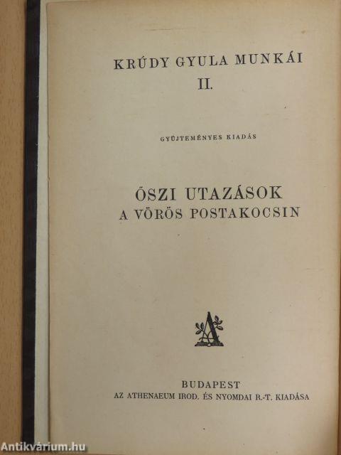 Őszi utazások a vörös postakocsin