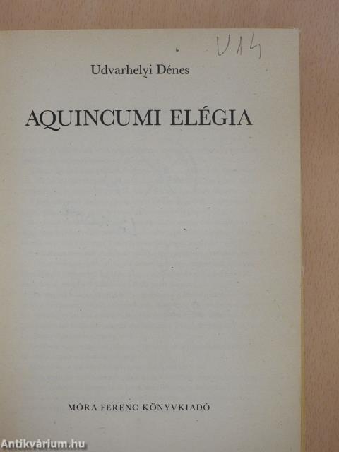 Aquincumi elégia