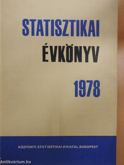 Statisztikai évkönyv 1978