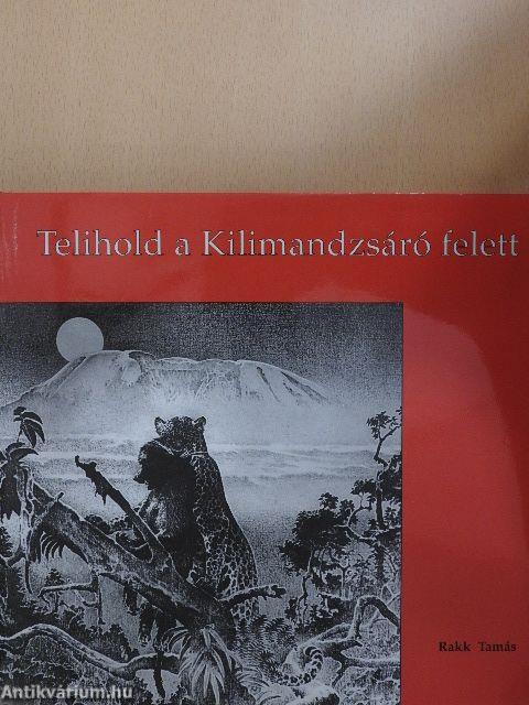 Telihold a Kilimandzsáró felett