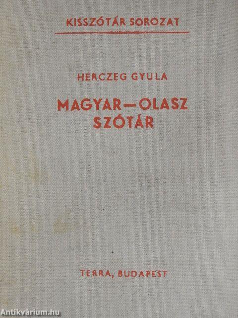 Magyar-olasz szótár