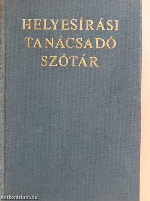 Helyesírási tanácsadó szótár