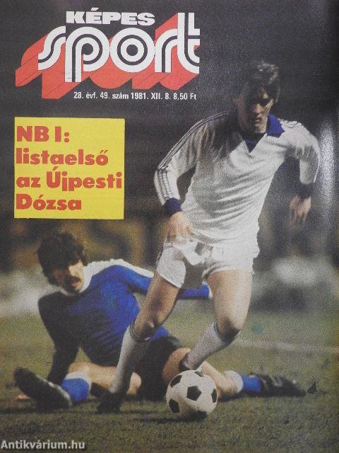 Képes Sport 1981. december 8.