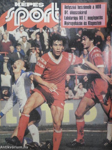 Képes Sport 1981. október 6.