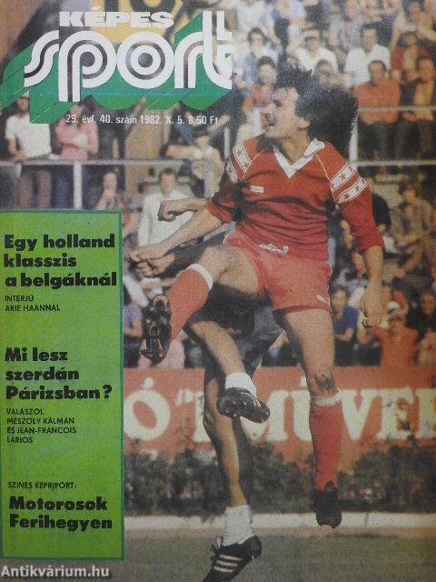 Képes Sport 1982. október 5.