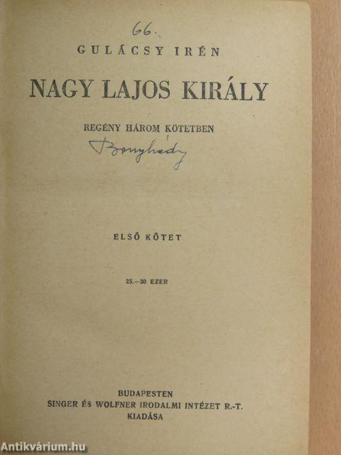 Nagy Lajos király I-III.