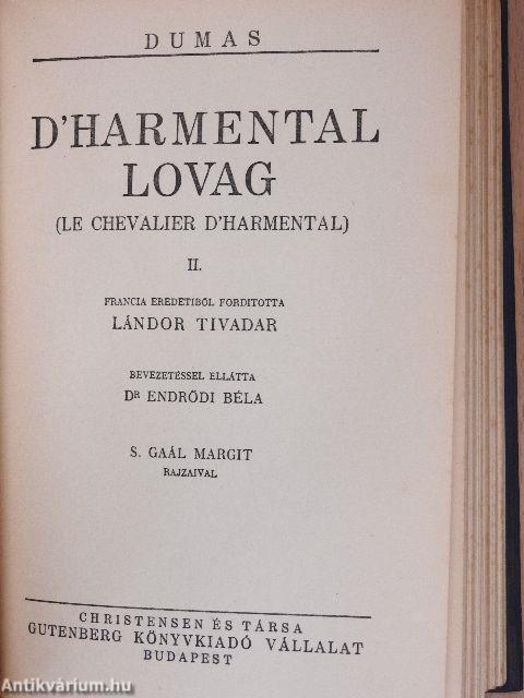 D'Harmental lovag I-III./Olifus apó házasságai