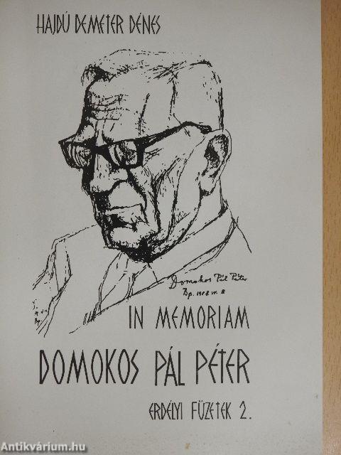 In memoriam Domokos Pál Péter