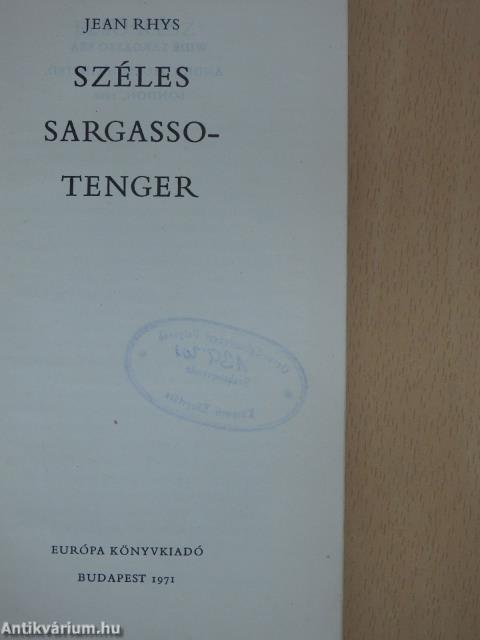 Széles Sargasso-tenger