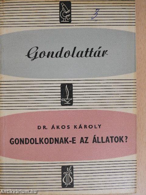 Gondolkodnak-e az állatok?