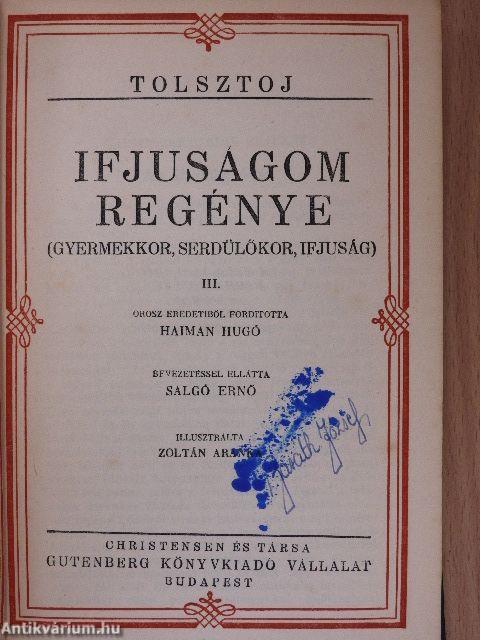 Ifjuságom regénye I-III./Családi boldogság