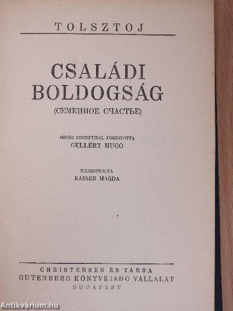 Ifjuságom regénye I-III./Családi boldogság