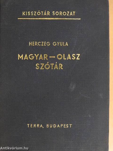 Magyar-olasz szótár