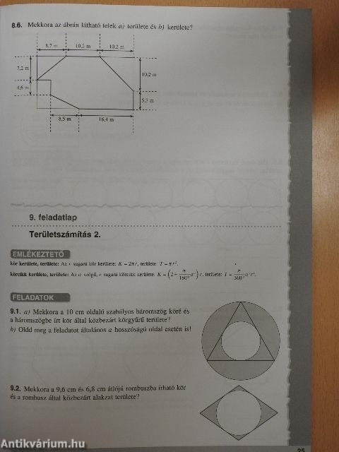 Matematika gyakorló feladatlapok 12.