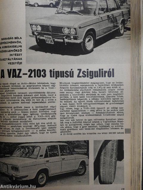 Autó-Motor 1971-1973. (vegyes számok) (28 db)