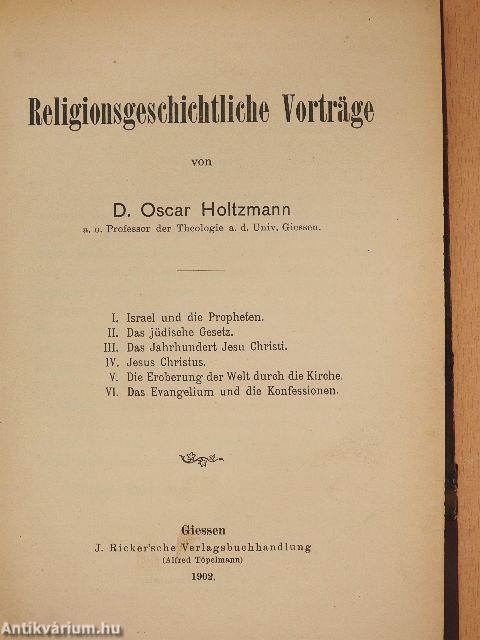 Religionsgeschichtliche Vorträge