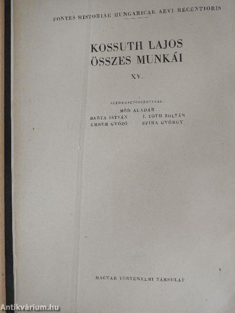 Kossuth Lajos 1848/49-ben V.