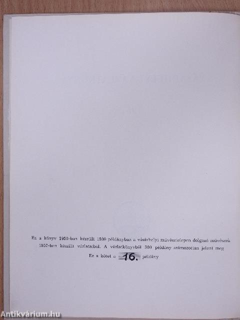 Vásárhelyi vázlatkönyv