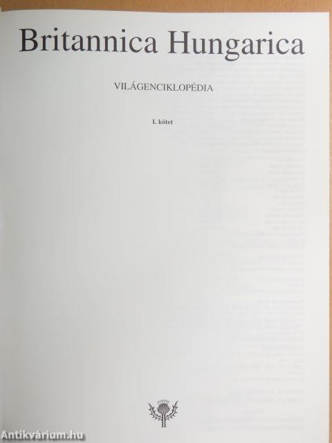 Britannica Hungarica Világenciklopédia 1-18.