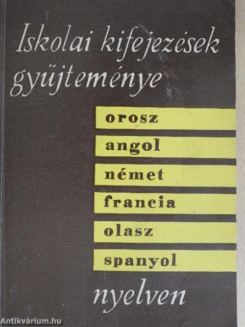 Iskolai kifejezések gyűjteménye