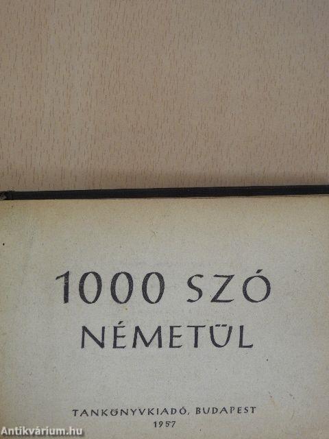 1000 szó németül