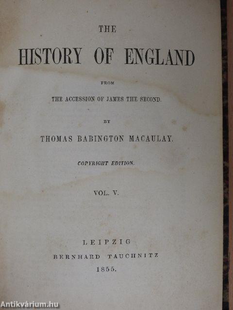 The history of England V. (töredék)