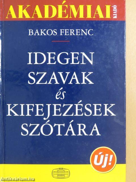 Idegen szavak és kifejezések szótára
